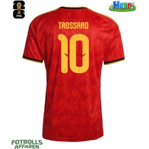 Belgien Leandro Trossard #10 Hemmatröja VM 2026 Kortärmad